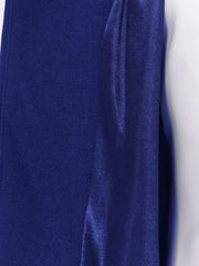 3/4 Sleeve Collarless Pleated Open Front Shrugs
