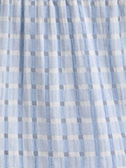 Gingham Sleeveless Plaid Tiered Mini Dress