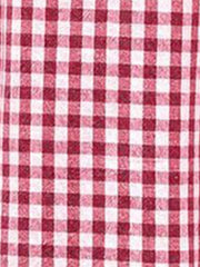 Gingham Elastic Waist Pocket Wide Legs Long Trousers Pants