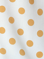 Polka Dot Peter Pan Collar Bow Tie Neck Puff Sleeve Vintage Shirt