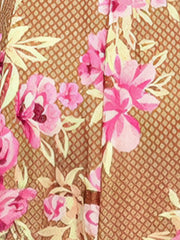 Floral Spaghetti Strap A-Line Maxi Dress