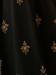 Embroidered Floral Sleeveless Maxi Evening Dress