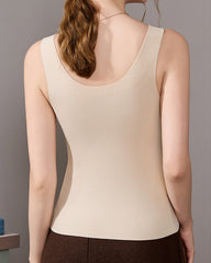 Gathered Upper Breast-Holding Warm Shaping Vest