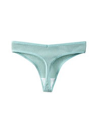 Cotton Crotch High Elastic Low Waist Simple Breathable Underwear