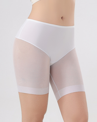 Mesh Panel High Waist Tummy Control Shaper Shorts