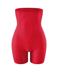 Women's High-Waisted Slim-Fit Shorts Seamless High-Waisted Hip-Lifting Waist-Cinching Tummy-Control Pants