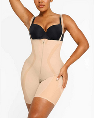 High-Waisted Tummy-Tucking Butt-Lifting Shapewear With Removable Non-Slip Shoulder Straps