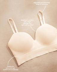 Comfortable Seamless Supportive Wire-Free Shaping Bra