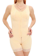 Strong Tummy-Lifting and Hip-Lifting Buttoned Body Shaping Top