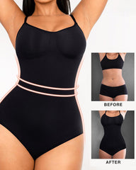 Bridal Seamless Shapewear Bodysuit | No-Roll Tummy Control | Curvy-Faja