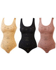Backless Camisole Bottoming Tummy-Control Triangle One-Piece Body Shaper
