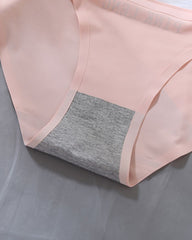 Sexy Hollow Ring Buckle Heart Seamless Ice Silk Underwear