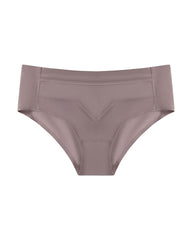 Mid-Waist Ice Silk Naked Invisible Underwear