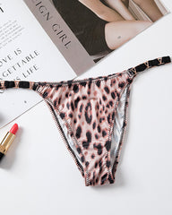 Sexy V-Shaped Metallic Ice Silk Panties