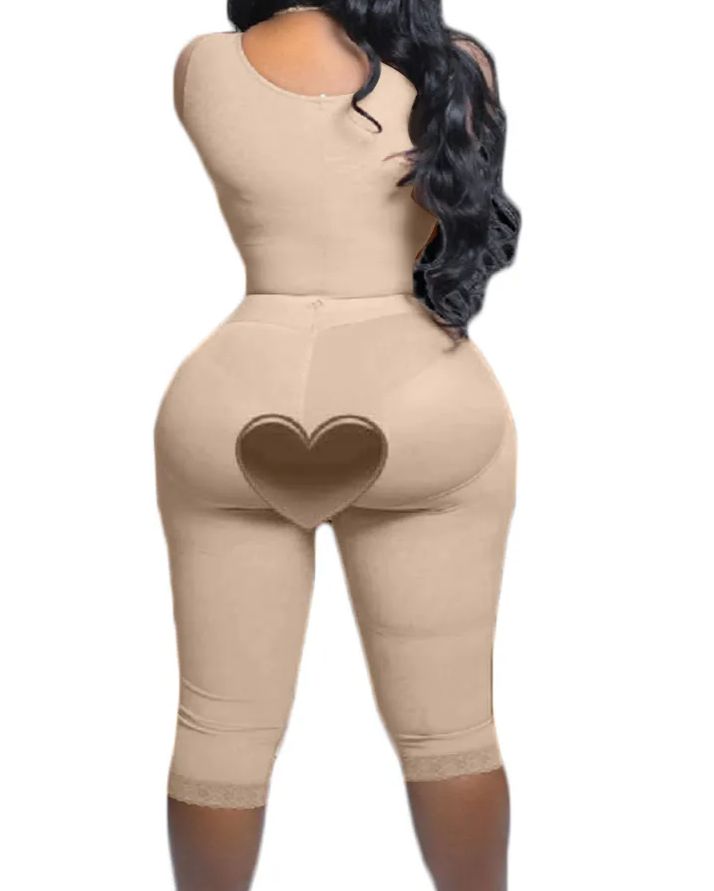 Full Body Support Arm Compression Shrink Your Waist With Built In Bra