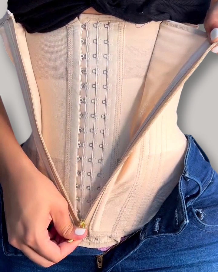 Zip & Breasted Body Shaper Tank Top