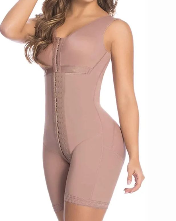 Women's Tummy Control Shapewear High Compression Faja Bodysuit Postpartum