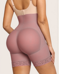 High Waisted Closed Loop Tummy Control Hip Lifting Shaping Shorts
