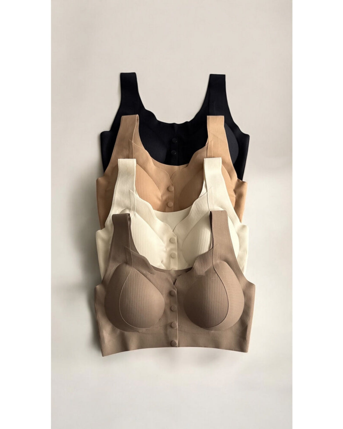 Laser Illusions Buttoned Bra
