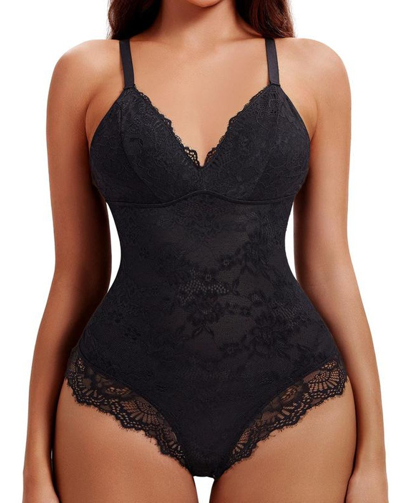 Lace Tummy Control Bodysuit
