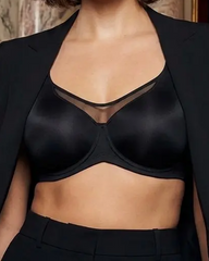 Mesh Patchwork Wireless Bra