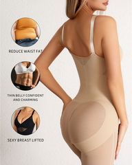 Cross Waist Hip-Lifting One-Piece Shapewear