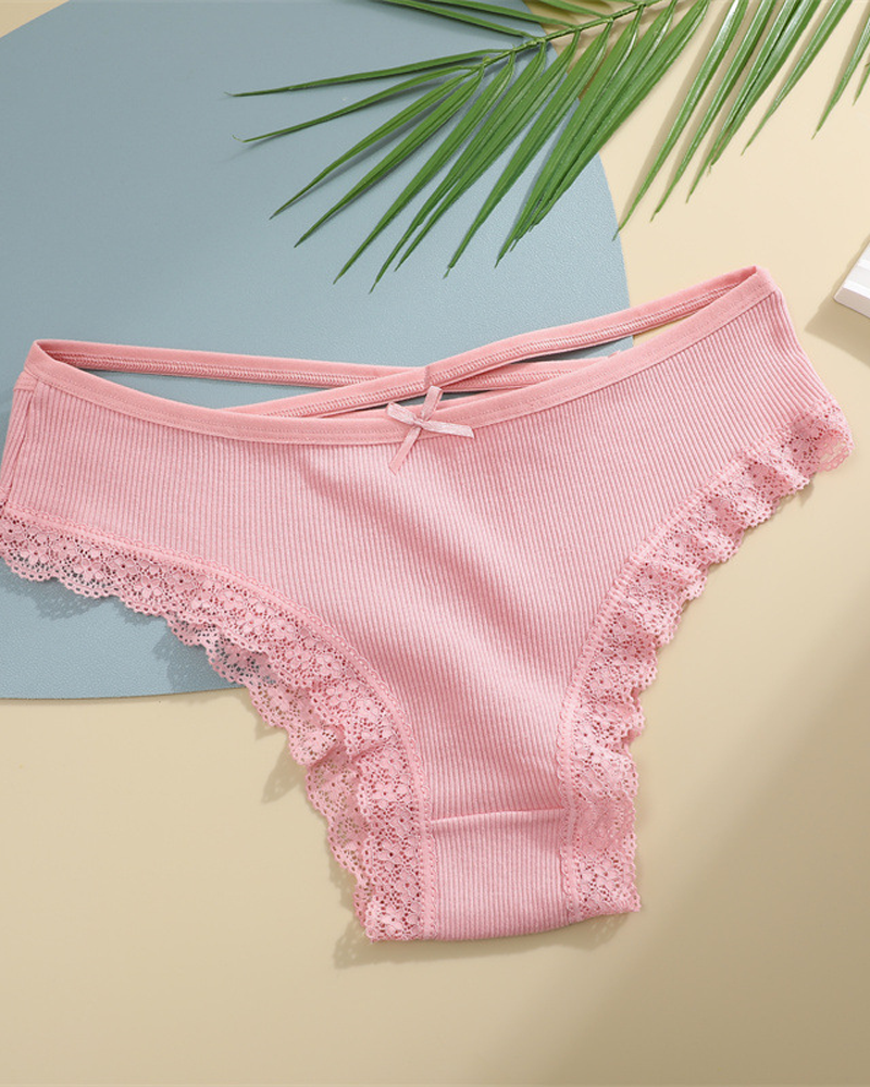 Low-Rise Bikini Lace Women's Panties