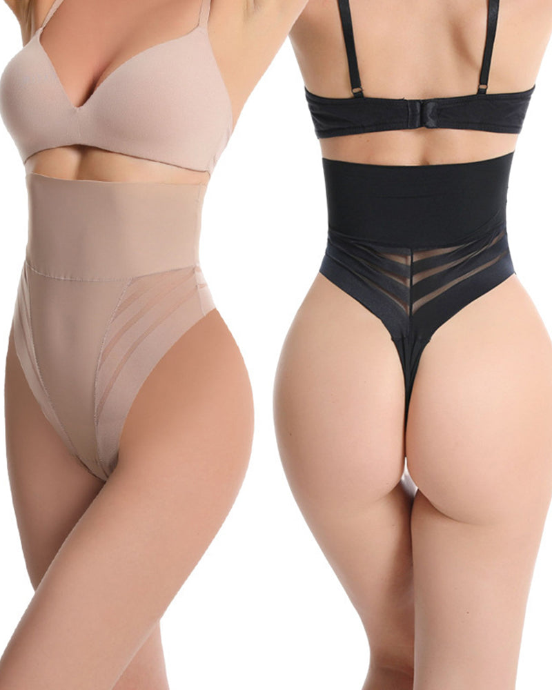 High Waisted Tummy Thong