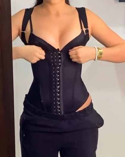 Waist Trainer Vest for Women,Zipper Corset Body Shaper for Tummy Control