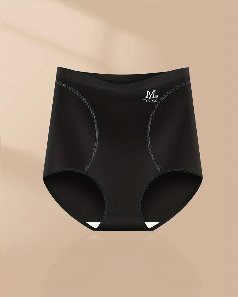 Breathable Simple High-Waisted Underwear