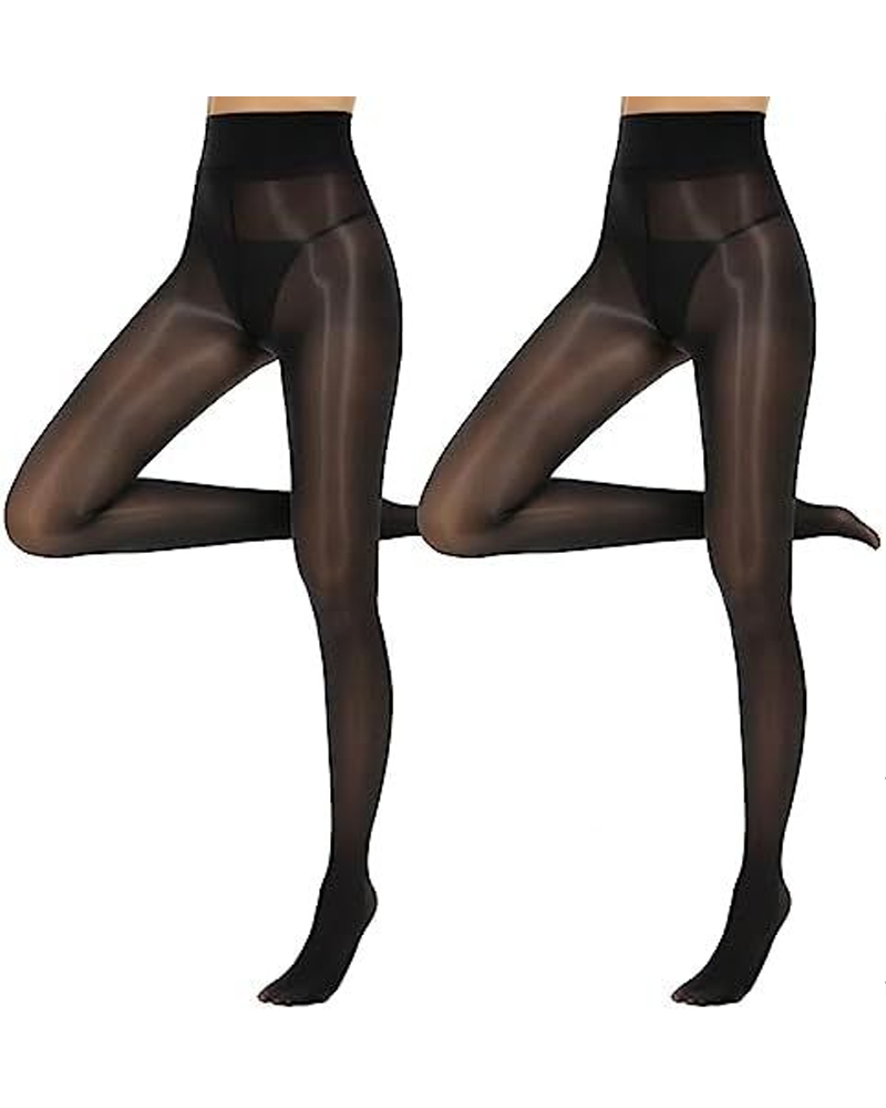 Shiny Oil Shiny High Waist Smooth Comfort Pantyhose