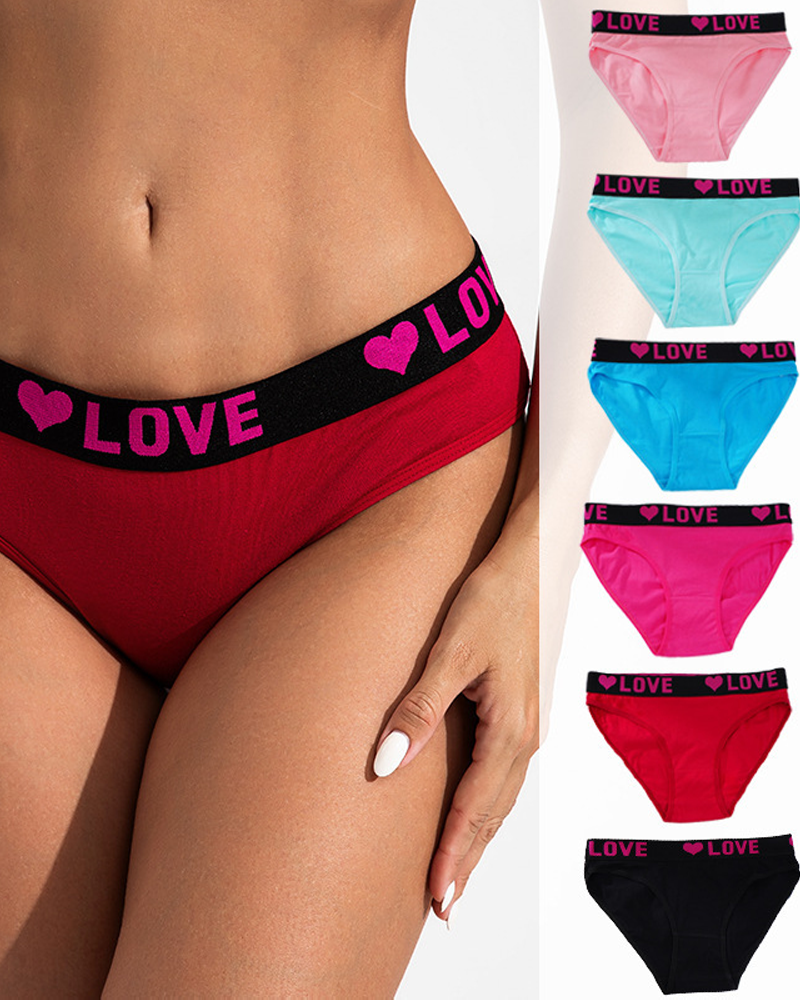 Soft Comfortable Stylish Sports Letter Underwear