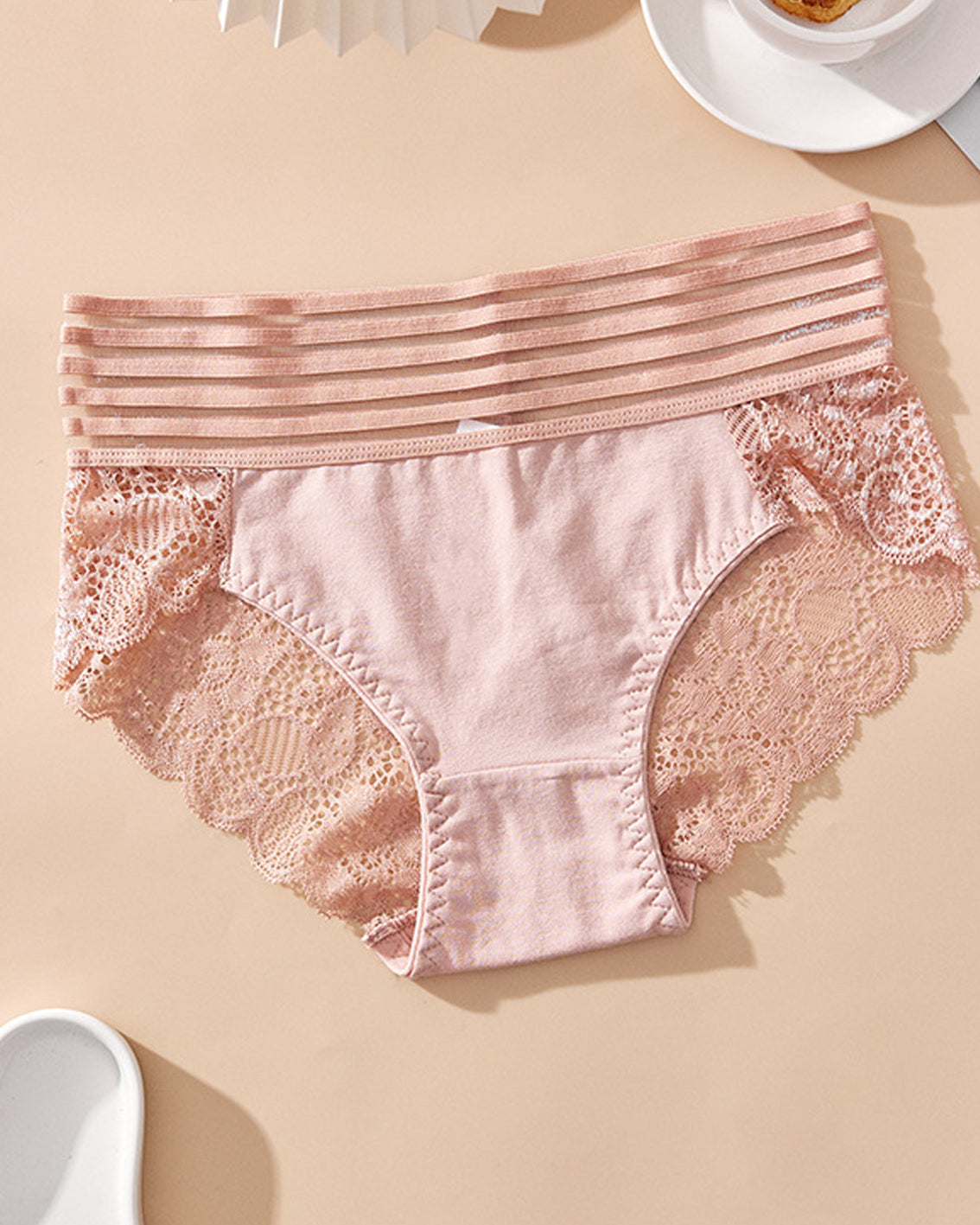 European-American High-Waisted Seamless Tummy-Controlling Briefs with Extra-Wide Waistband