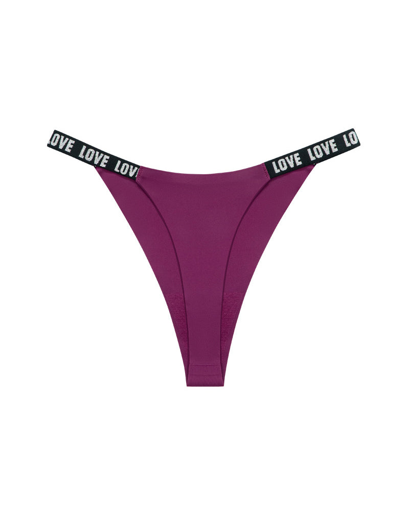 Sexy Low Waist Seamless T Panties