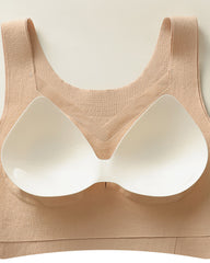 Gathered Upper Breast-Holding Warm Shaping Vest