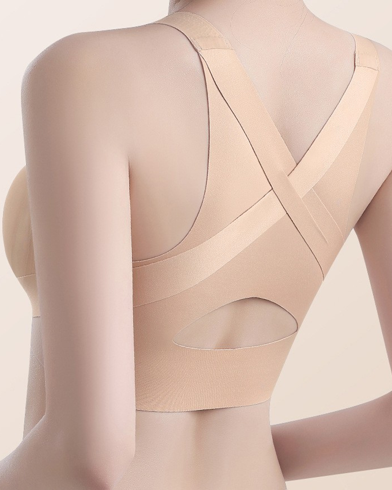 Crisscross Back Seamless Wirefree Bra