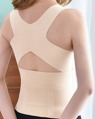 4 in 1 Waist Buttoned Bra Shapewear, 4 in 1 Waist Trainer Bra, Adjustable Straps Body Shaper Bra for Women