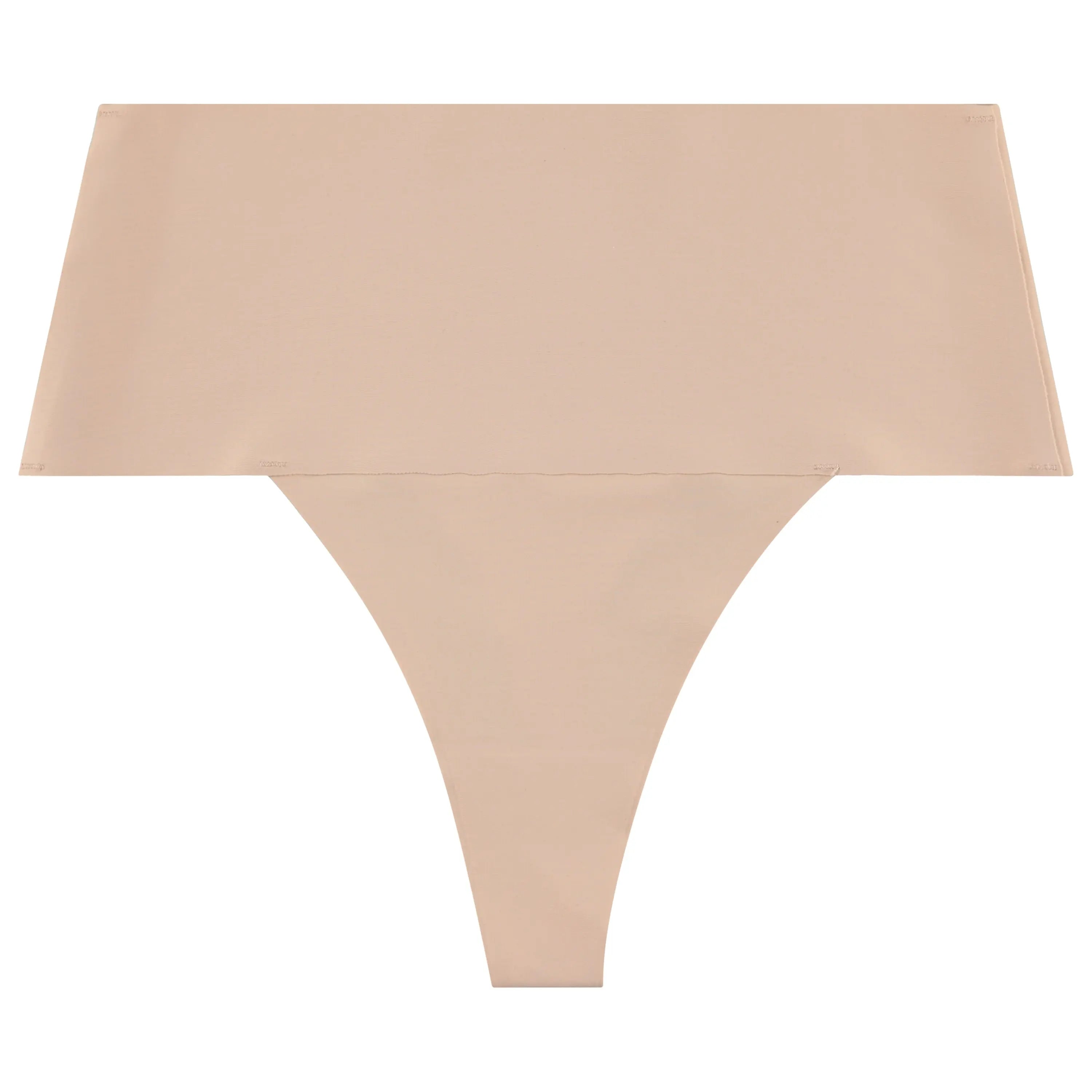 Fused Elegance : Designer Trio of Shaper Thong Panties - Breathable Control