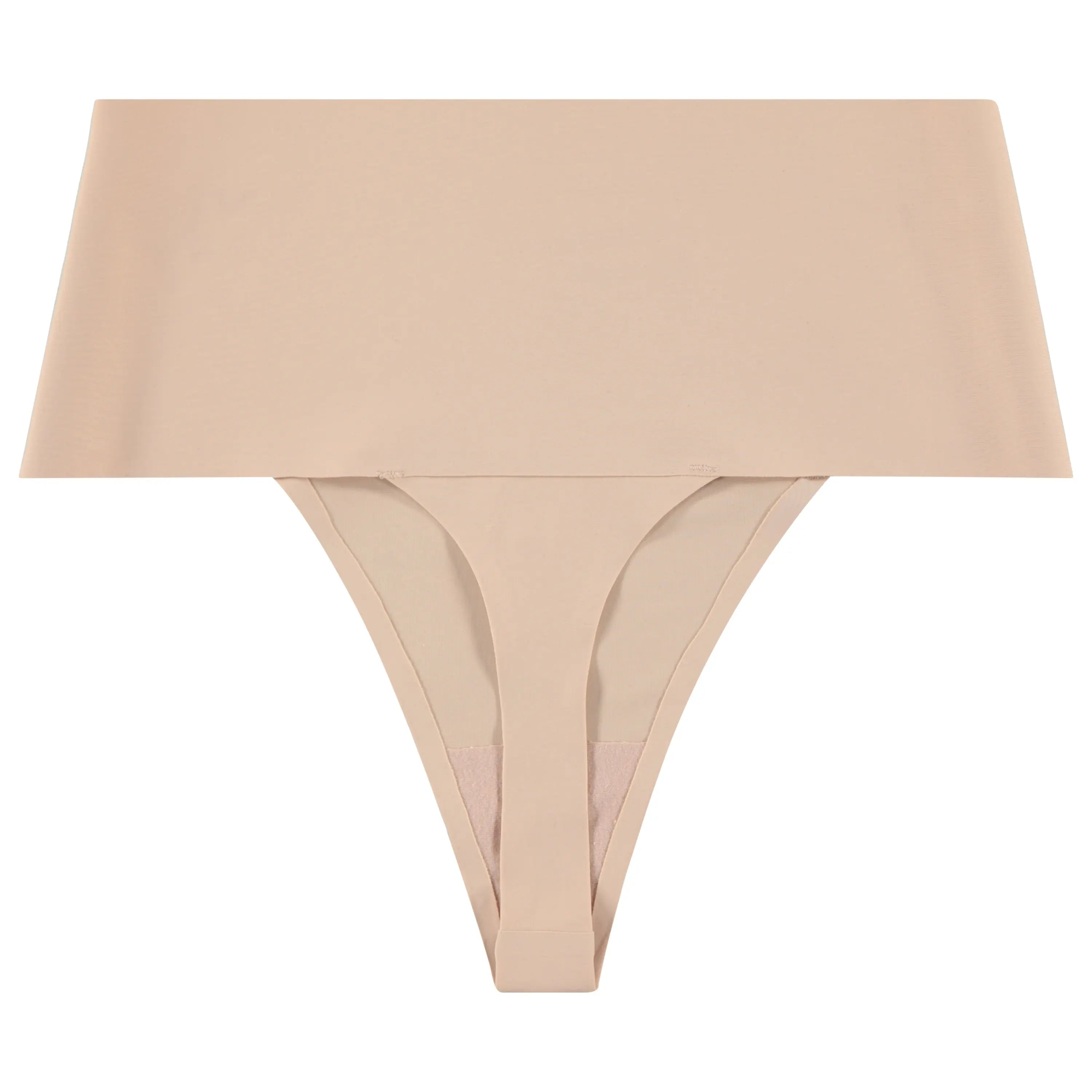 Fused Elegance : Designer Trio Shaper Thong Panties - Breathable Control