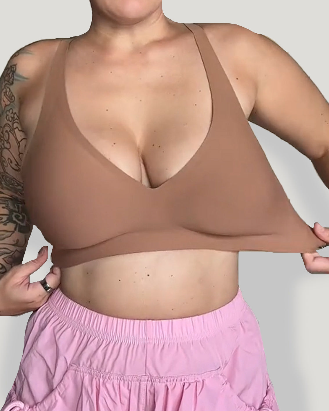 Seamless Jelly Wire-Free Push-Up Bra