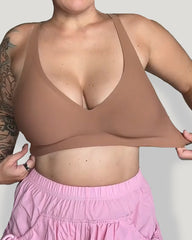 Seamless Jelly Wire-Free Push-Up Bra