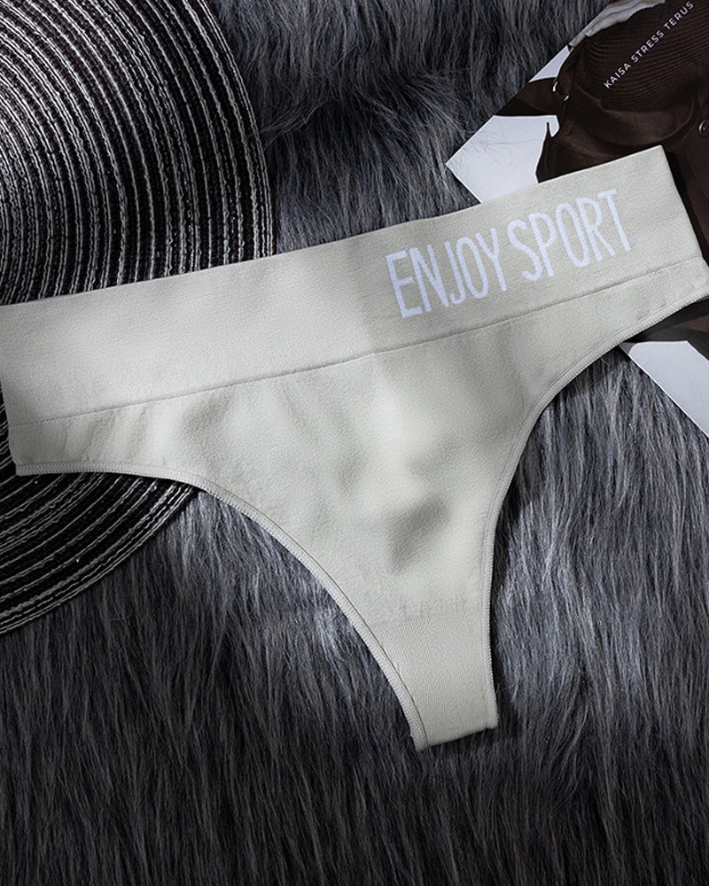 Sexy Seamless Letter Seamless Panties