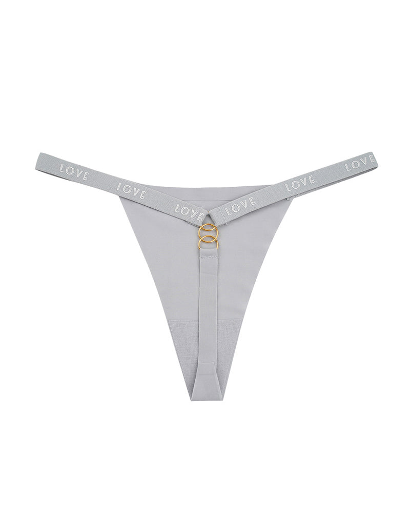 Ice Silk Seamless Cotton Antibacterial Crotch Sexy T-Back