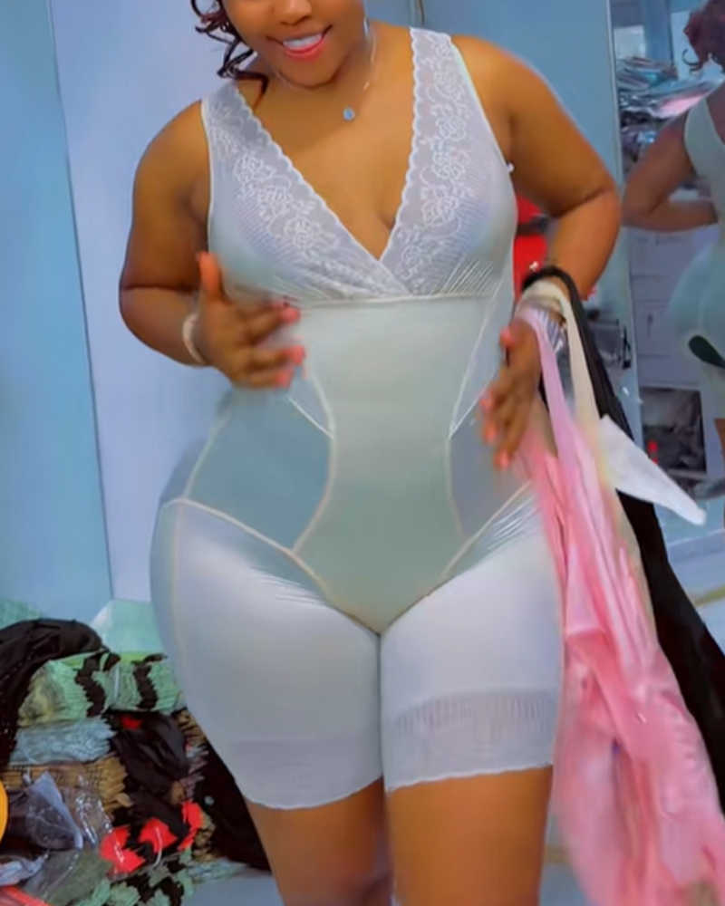 Open-Crotch Waist-Cinching And Tummy-Control Lightweight Body Shapewear