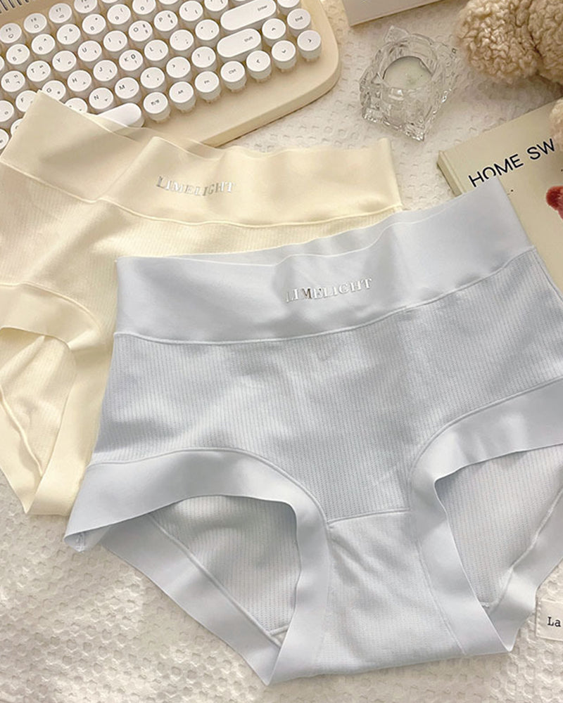 Ice Silk High Waist Tummy Control Briefs