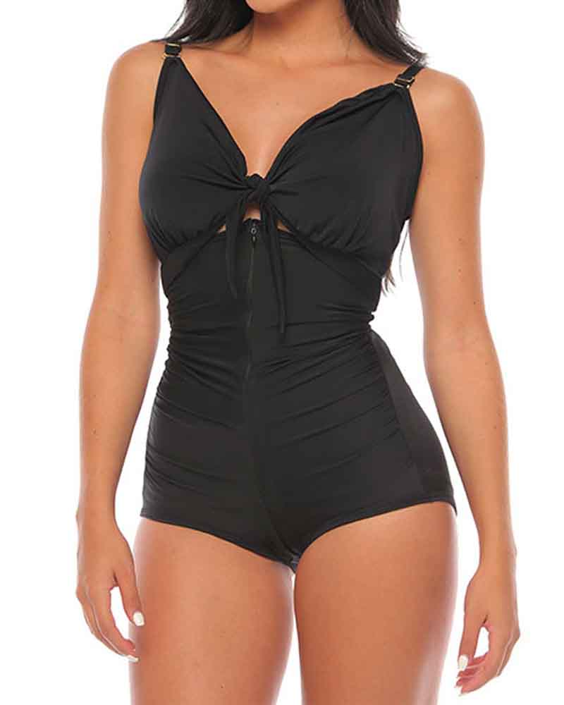 Bodysuit Sleeveless Swim Shapewear