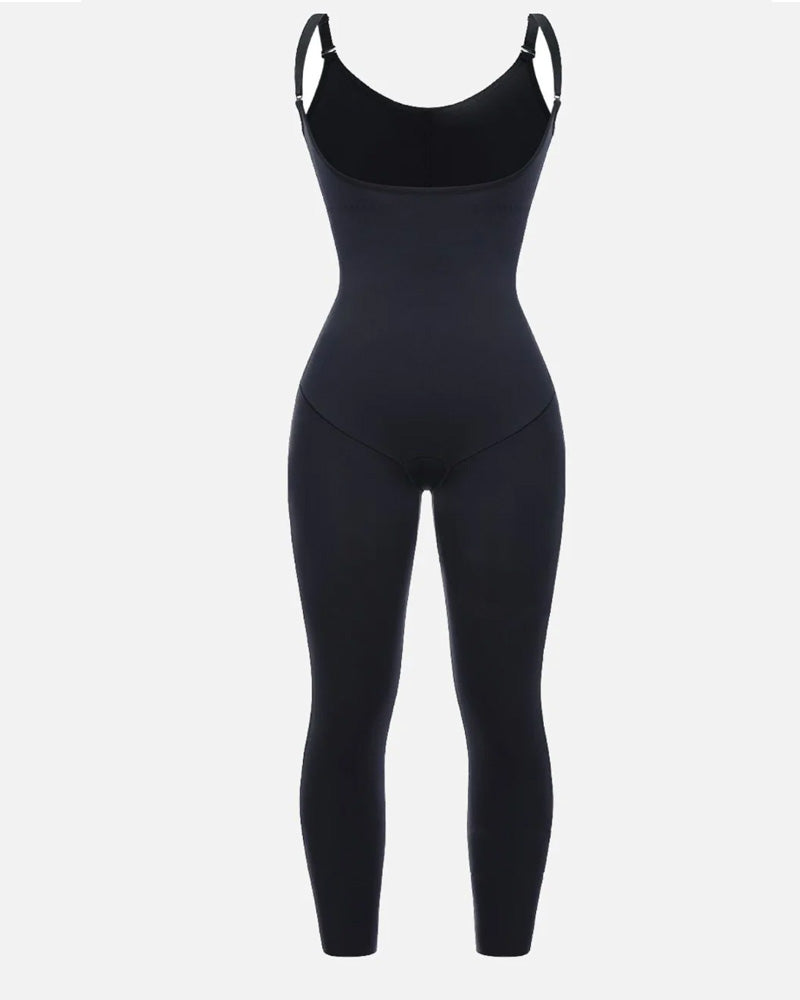 Slimming Open Bust Jumpsuit Bodyshaper