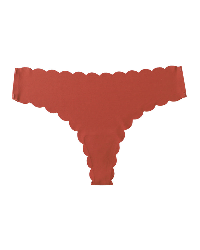 Sexy Mid-Rise Ribbed Cotton Briefs