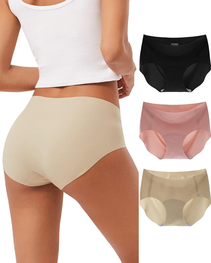 Seamless Antibacterial Pure Cotton Crotch Yoga Briefs