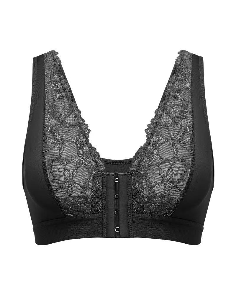 Valentine's Day Lace Front-Closure Bralette
